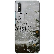 Новорічні, Святкові Чохли для Xiaomi Redmi 9A - 2024 год – Let it snow