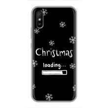 Рождественские, Праздничные Чехлы для Редми 9А (Christmas loading)