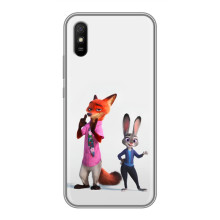 Силиконовый чехол с принтом Зоотрополіс для Xiaomi Redmi 9A – Джуди и Ник