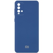 Чехол Silicone Cover Full Camera (AA) для Xiaomi Redmi Note 9 4G / Redmi 9 Power / Redmi 9T (Синий)