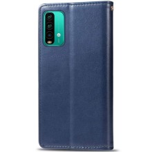 Кожаный чехол книжка GETMAN Gallant (PU) для Xiaomi Redmi Note 9 4G / 9 Power / Redmi 9T – Красный