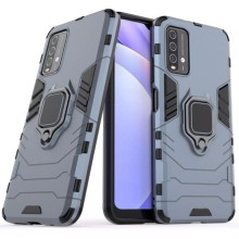 Ударопрочный чехол Transformer Ring for Magnet для Xiaomi Redmi Note 9 4G / Redmi 9 Power / Redmi 9T – Серый