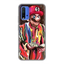 Брендновые Чехлы для Xiaomi Redmi 9T - (PREMIUMPrint) (Mario LV)