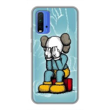 Чехлы для Xiaomi Redmi 9T - Bearbrick Louis Vuitton (PREMIUMPrint) (Плач Bearbrick)