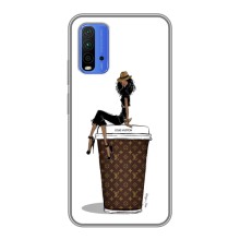 Чохли Луі Вітон для Xiaomi Redmi 9T (AlphaPrint - LOUIS VUITTON) (кава LOUIS VUITTON)