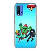 Чехлы Brawl Stars для Xiaomi Redmi 9T (AlphaPrint)