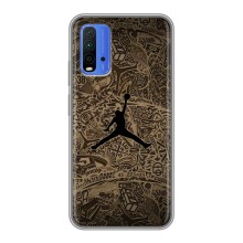 Чехлы для Xiaomi Redmi 9T - с картинкой JORDAN (AlphaPrint) (Logo Jordan)