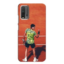 Чехлы с принтом Спортивная тематика для Xiaomi Redmi 9T – Алькарас Теннисист