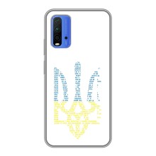 Чохли для Xiaomi Redmi 9T Укр. Символіка (AlphaPrint) (Герб з букв)