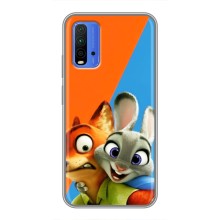 Чохли ЗООТРОПОЛІС для Xiaomi Redmi 9T (Нік і Хопс)