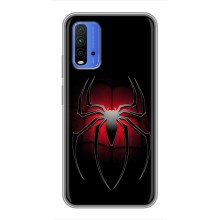 Чехол с человеком пауком для Xiaomi Redmi 9T - (AlphaPrint) (Паук марвел)