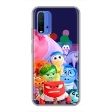 Чехол Головоломка для Xiaomi Redmi 9T - (AlphaPrint) – Герои головоломки