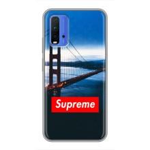 Чехол для Xiaomi Redmi 9T с картинкой Supreme (AlphaPrint)