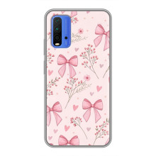 Чехол банты для Xiaomi Redmi 9T – Банты с цветами