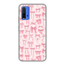 Чехол банты для Xiaomi Redmi 9T – Фон бантики
