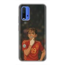 Чехол с футболистом Ламин Ямаль Xiaomi Redmi 9T (Ямаль аниме)