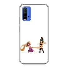 Чехол Рапунцель для Xiaomi Redmi 9T (Рапунцель и Флин)