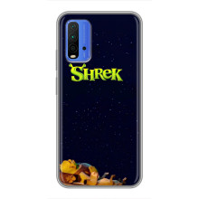 Чехол с мультфильмом Шрек на Xiaomi Redmi 9T – Шрек лого