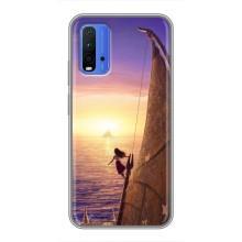 Чехол с мультфильмом Моана Xiaomi Redmi 9T (Моана в море)