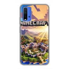 Чехол с картинками Майнкрафт для Редми 9Т – Minecraft