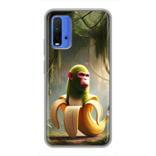Чехол с мемами тралалело тралала для Xiaomi Redmi 9T – Шимпанзини бананини