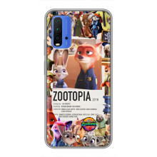 Чохол Зоотрополіс на Xiaomi Redmi 9T – Колаж Зоо