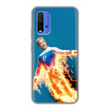 Чохол з принтом Фантастична четвірка для Xiaomi Redmi 9T – Людина-факел