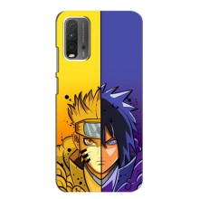 Купить Чехлы на телефон с принтом Anime для Редми 9т (Naruto Vs Sasuke)