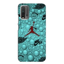 Силиконовый Чехол Nike Air Jordan на Редми 9т – Джордан Найк
