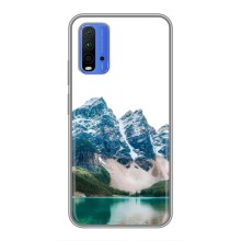 Силиконовый чехол с КАРТИНКАМИ лето для Xiaomi Redmi 9T (AlphaPrint) (Гори)