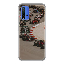 Чехол с прнтом Формула 1 на Xiaomi Redmi 9T – Боліди на трасі