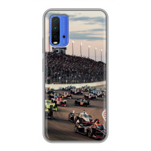 Чехол с прнтом Формула 1 на Xiaomi Redmi 9T – Гонка Формула-1