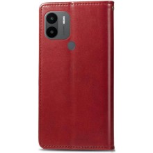 Кожаный чехол книжка GETMAN Gallant (PU) для Xiaomi Redmi A1+ / Poco C50 / A2+ – Красный