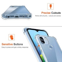 TPU чехол GETMAN Ease logo усиленные углы Full Camera для Xiaomi Redmi A1+ / Poco C50 / A2+ – Прозрачный