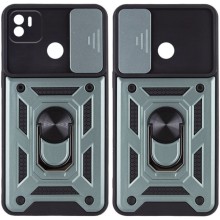 Ударопрочный чехол Camshield Serge Ring для Xiaomi Redmi A1+ / Poco C50 / A2+ – Зеленый