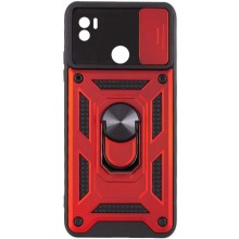 Ударопрочный чехол Camshield Serge Ring для Xiaomi Redmi A1+ / Poco C50 / A2+ – Красный