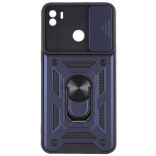 Ударопрочный чехол Camshield Serge Ring для Xiaomi Redmi A1+ / Poco C50 / A2+ – Синий