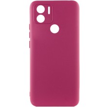 Чехол Silicone Cover Lakshmi Full Camera (A) для Xiaomi Redmi A1+ / Poco C50 / A2+ – Бордовый