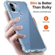 TPU чехол GETMAN Ease logo усиленные углы Full Camera для Xiaomi Redmi A1+ / Poco C50 / A2+ – Прозрачный