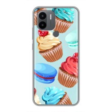 Чехлы с Фруктами для Xiaomi Redmi A1 Plus (VPrint) (Кексики)