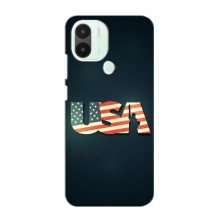 Чехол Флаг USA для Xiaomi Redmi A1 Plus (USA)