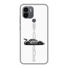 Чохол з авто Порше для Xiaomi Redmi A1 Plus – білий порше