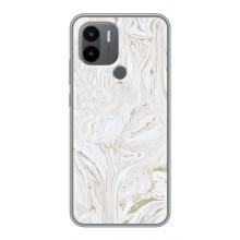 Мраморный чехол на Xiaomi Redmi A1 Plus (VPrint) (Белый мрамор)