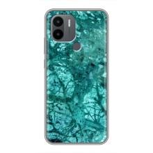 Мраморный чехол на Xiaomi Redmi A1 Plus (VPrint) (Зеленый мрамор)