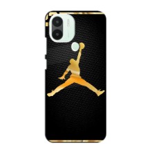 Силиконовый Чехол Nike Air Jordan на Редми А1 Плюс (Джордан 23)