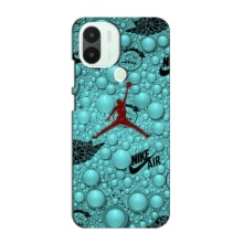 Силиконовый Чехол Nike Air Jordan на Редми А1 Плюс (Джордан Найк)