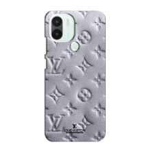 Текстурный Чехол Louis Vuitton для Редми А1 Плюс (Белый ЛВ)
