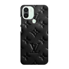 Текстурный Чехол Louis Vuitton для Редми А1 Плюс (Черный ЛВ)