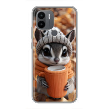 Печатный чехол «Зверята с кофе» для Xiaomi Redmi A1 Plus