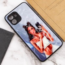 TPU+PC чохол Prisma Ladies для Xiaomi Redmi A1 / A2 – Bla111111ck in White